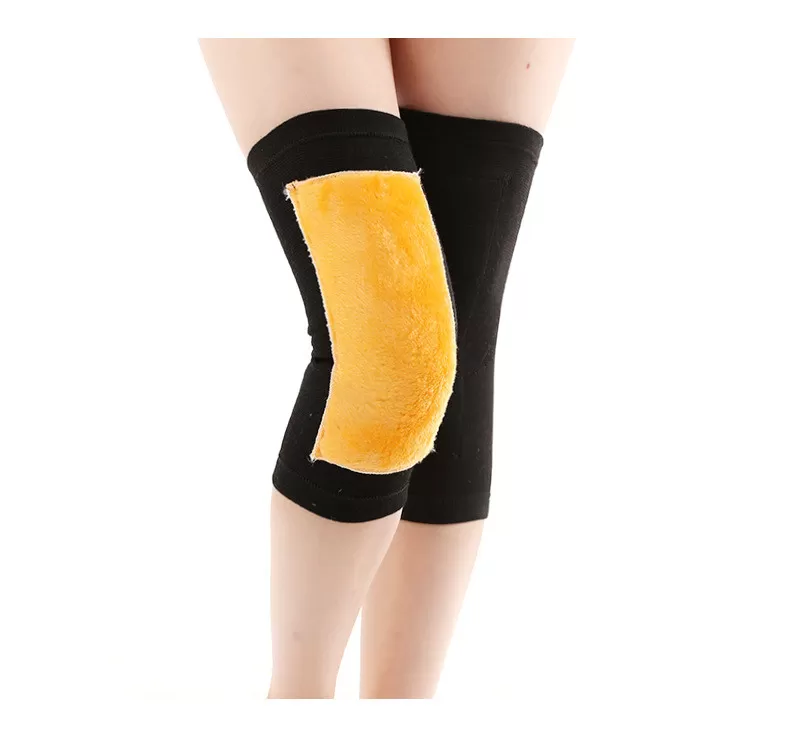 INF Vinterknæbøjle Ben Knævarmer ærme Tykke elastiske knæbeskyttere L