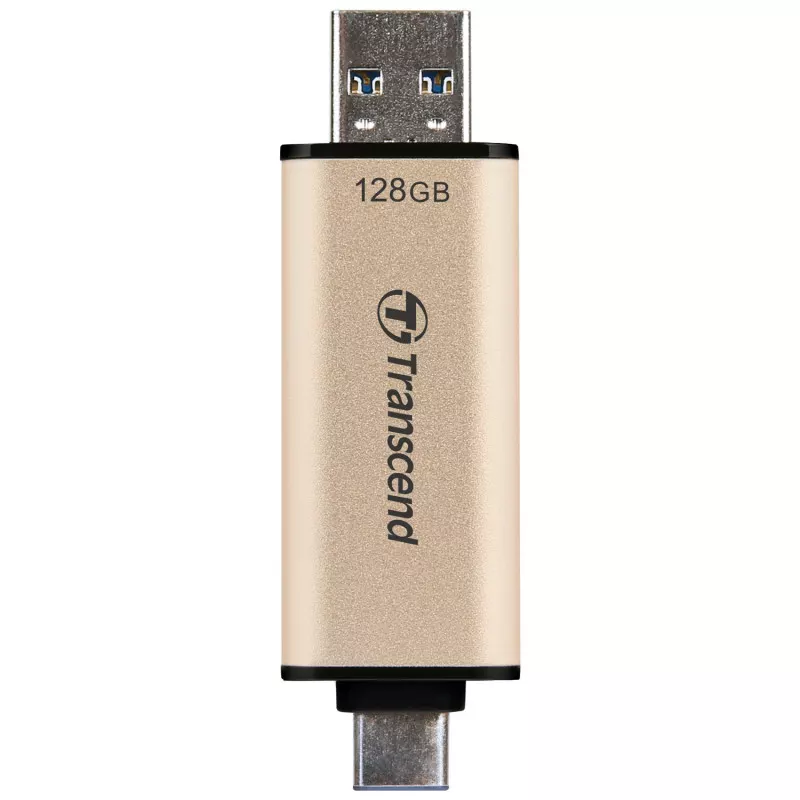 Transcend USB-hukommelse JF930C 2-i-1 (USB3.2/USB-C) 128 GB