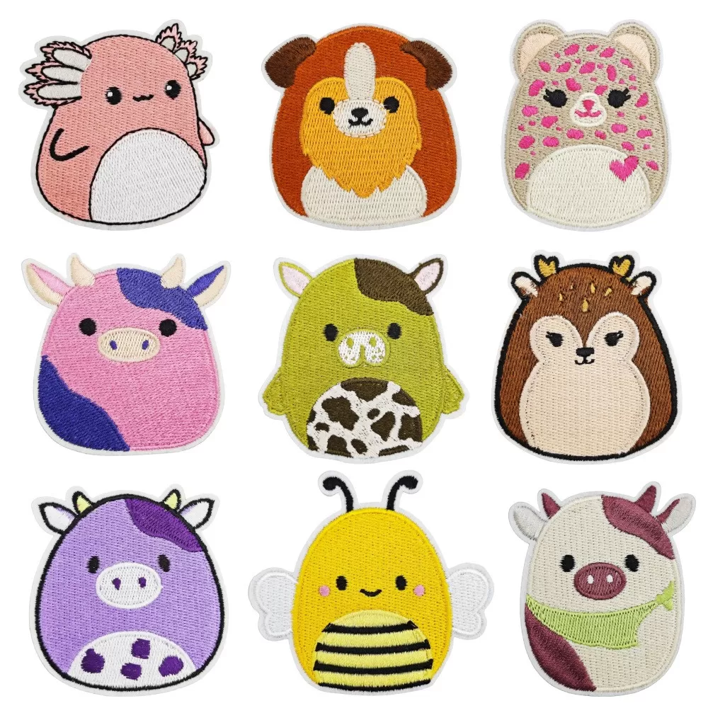 INF Broderede mærker, 9-pak