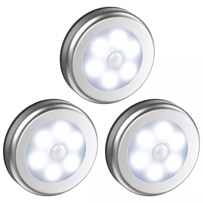 INF LED spotlights med bevægelsessensor natlys 3-pak