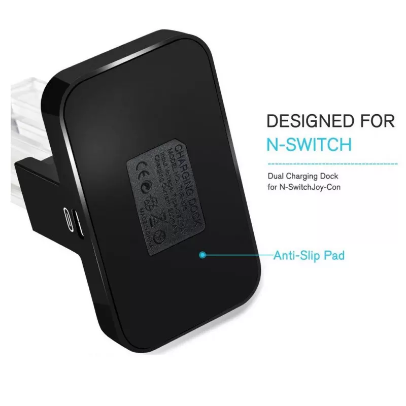 Nintendo Switch Joy-Con ladestation til 4 spilkontroller