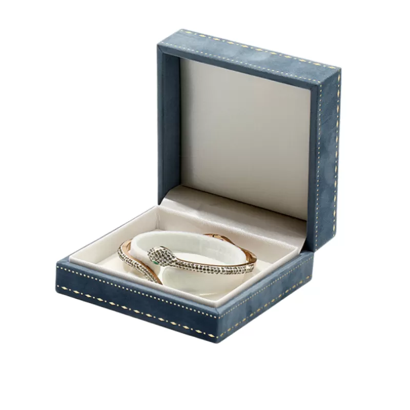 INF Luksus Blue Velvet Armbåndsæske