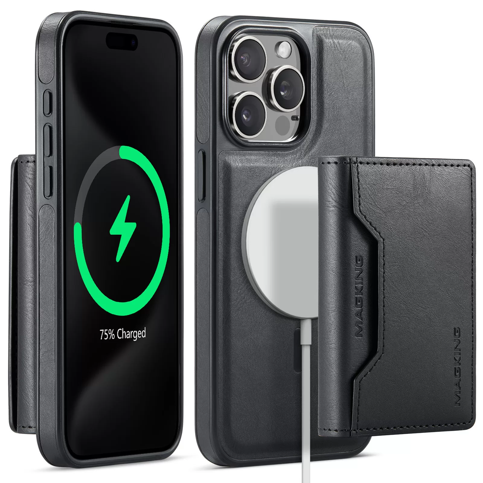 INF Magnetisk kortholder etui til Samsung Samsung Galaxy S24 Plus