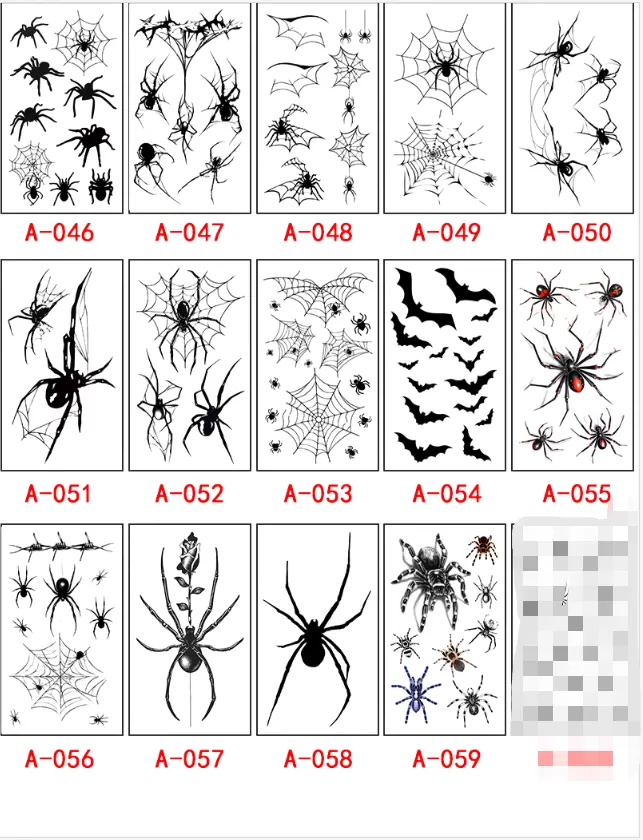 INF 14-delt midlertidigt tatoveringssæt