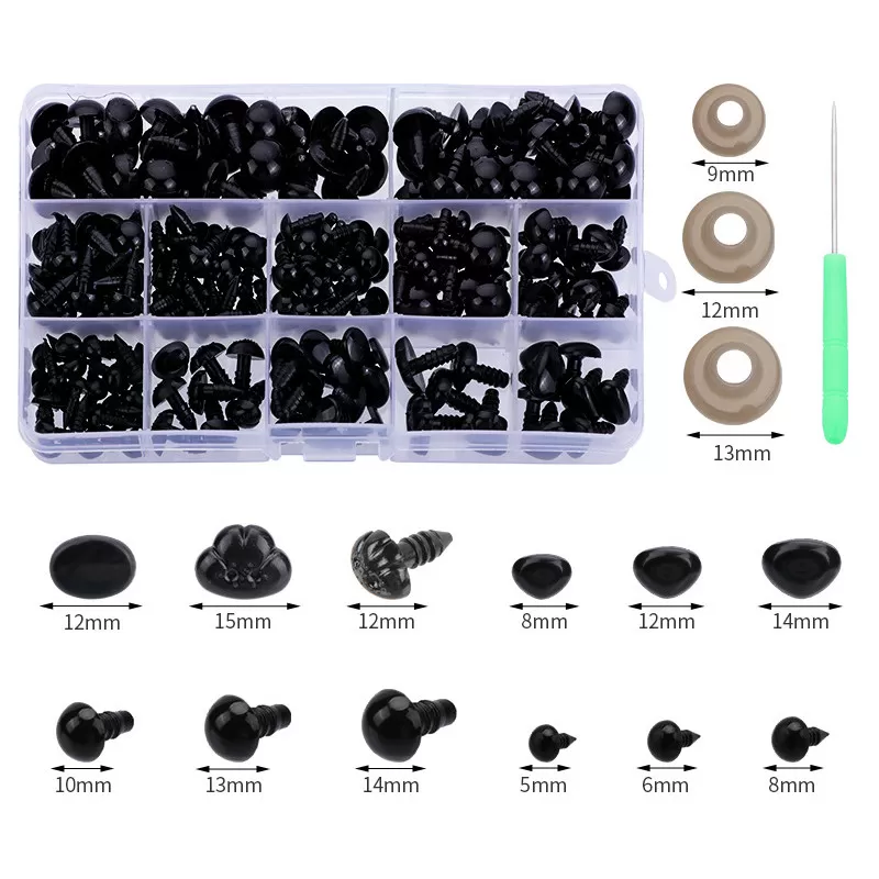 INF DIY Dukkeøjne og Næser Kit med Skruer