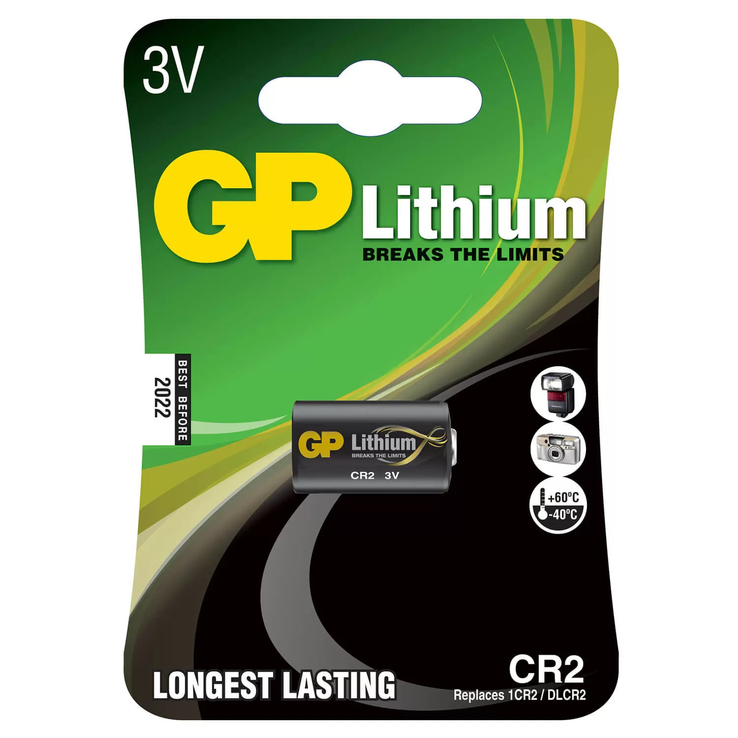 GP Batteri CR2 Lithium Pro 1-Pak