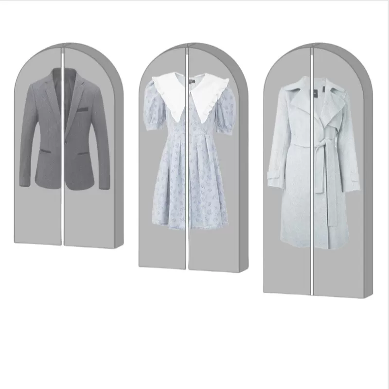 INF Premium Garment Cover: Dustproof Hanging Suit Bag Grå XL