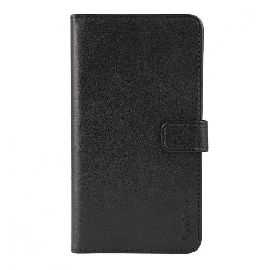 RADICOVER 2i1 Anti-Radiation RFID 3 kort Universal XXL 6,7-7,3" Sort PU