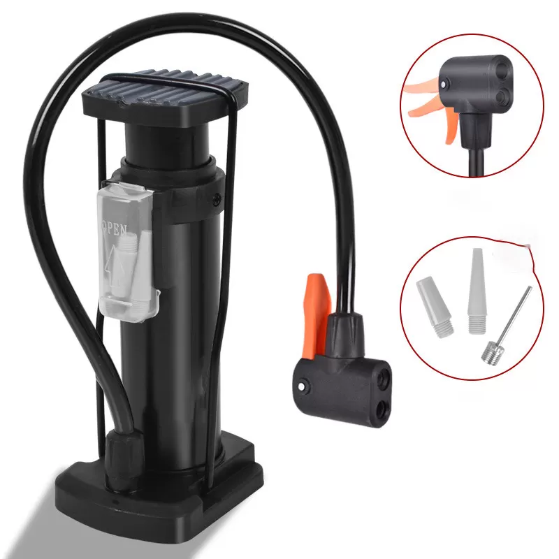 INF Kraftfuld Fodpumpe - Bærbar Højtryks Luftpumpe til Cykel, Bil & Mere