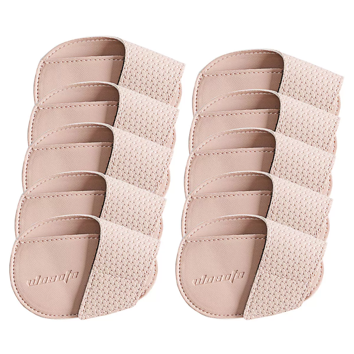 INF Golf-jernhovedbetræk sæt (10-pak) S Lyserød