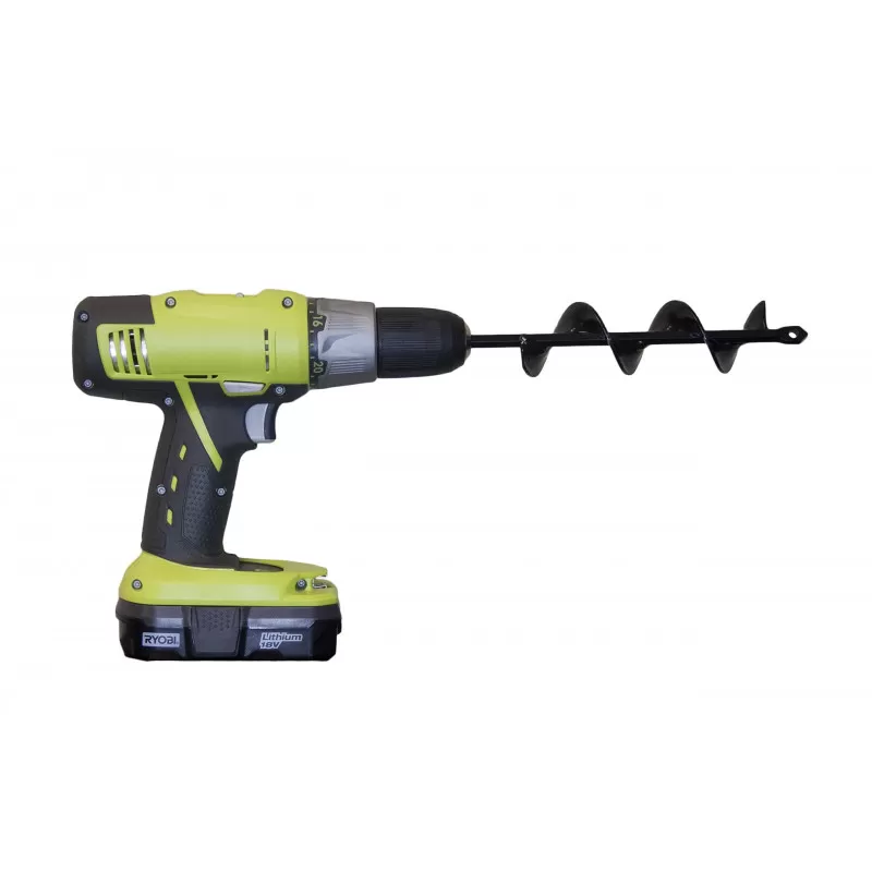 Jordbor Til Boremaskine 22 Cm St l Sort jordbor-til-boremaskine-22-cm-st-l-sort