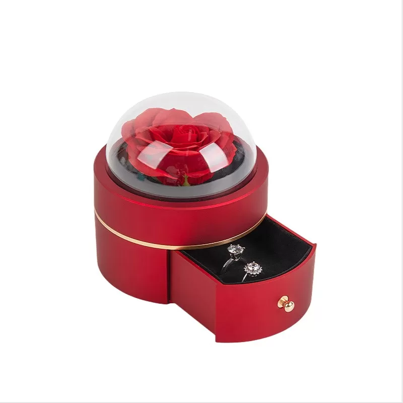 INF Luksus fløjlsringæske - perfekt til frierier og valentinsdag