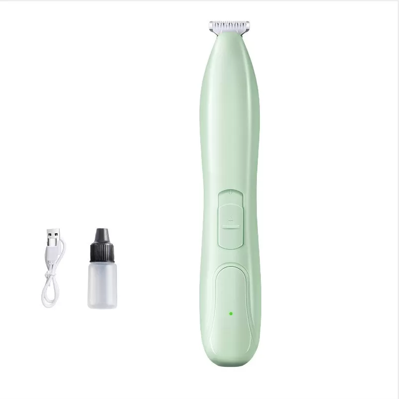 INF Genopladelig kæledyrspote-trimmer - nem pelspleje Grøn