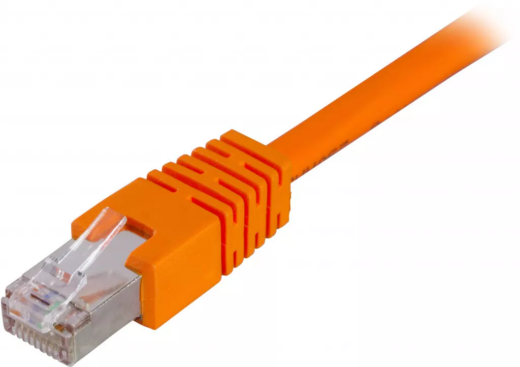 deltaco F/UTP Cat6 patch cable 10m, orange