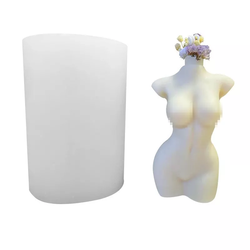 INF DIY Silikone Lyseform - Silikoneform kvindekrop 11 cm