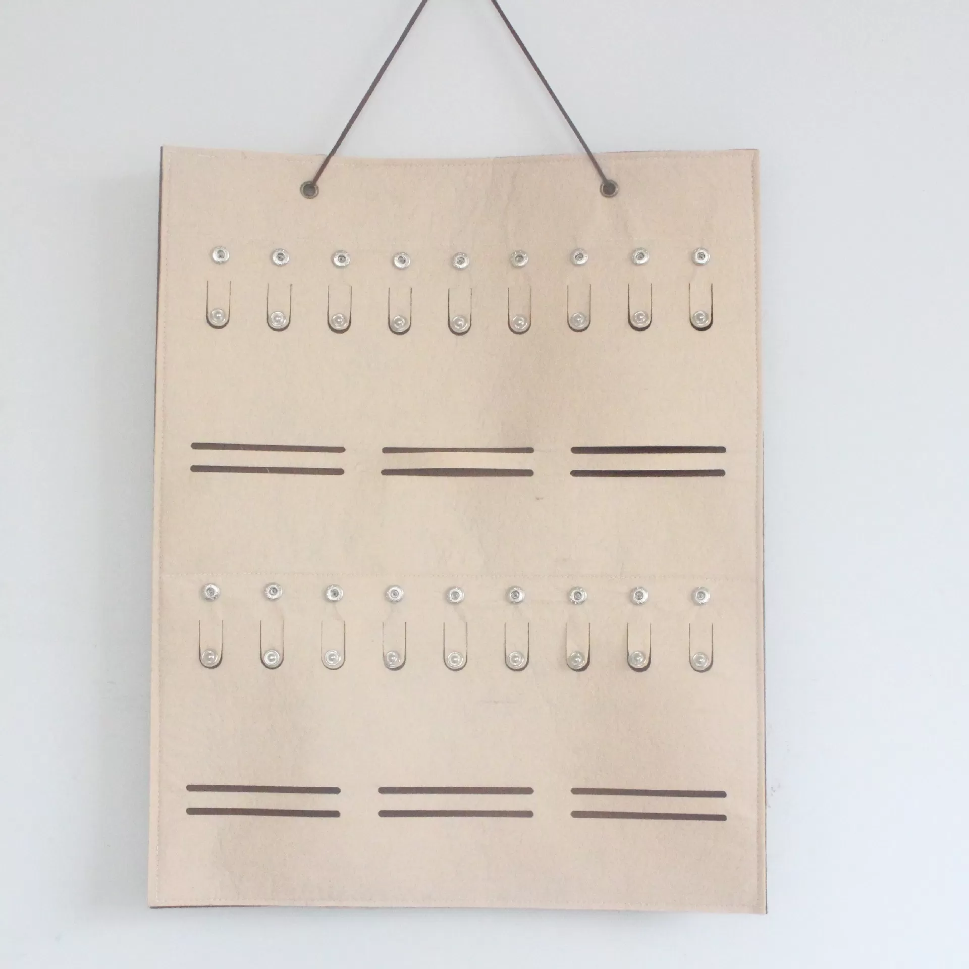 INF PACMAXI Filt Solbrille Opbevaringspose - Ideel til Hjem og Butik Kaki