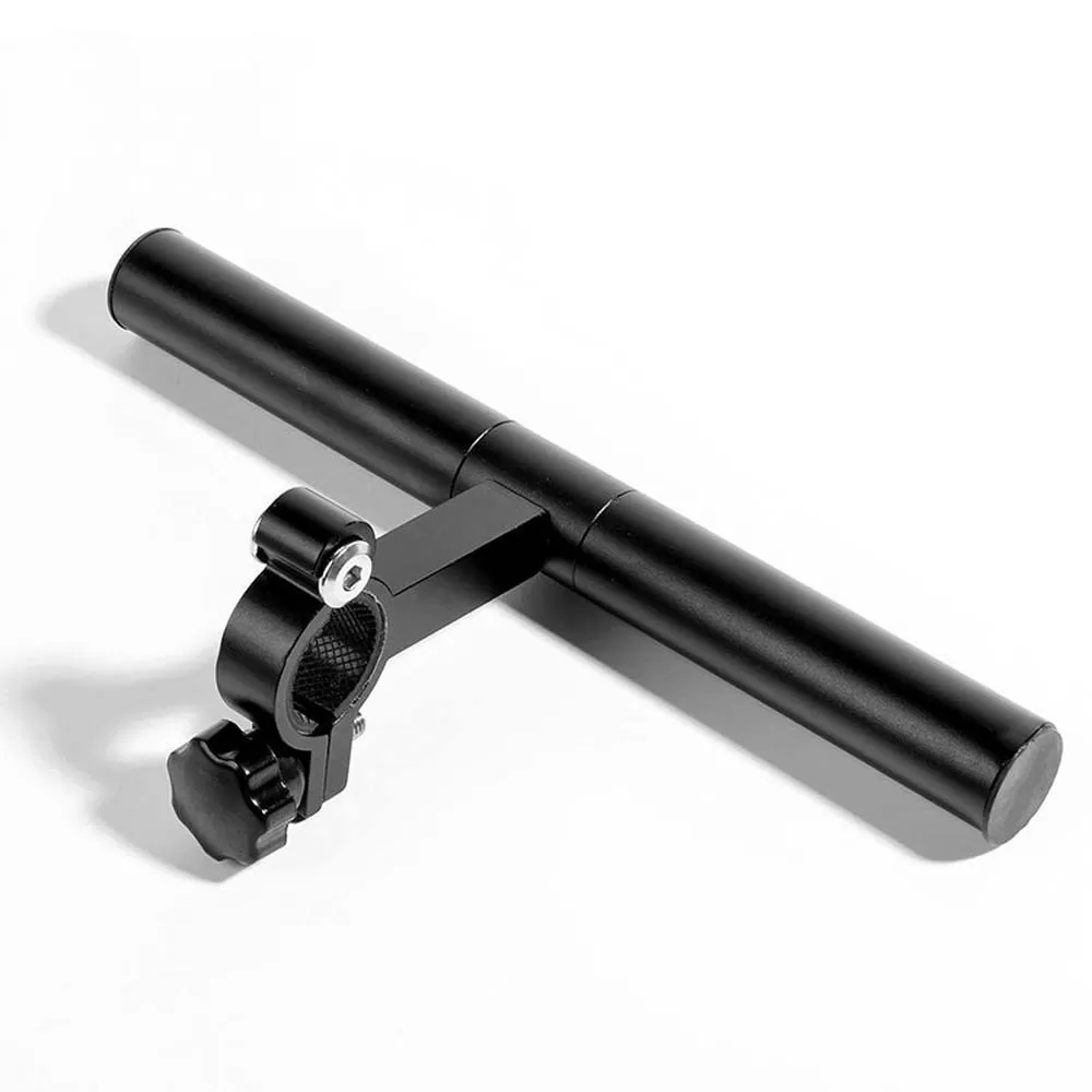 INF Cykelforlænger til Styr - Sort 20cm - Letvægts Aluminium