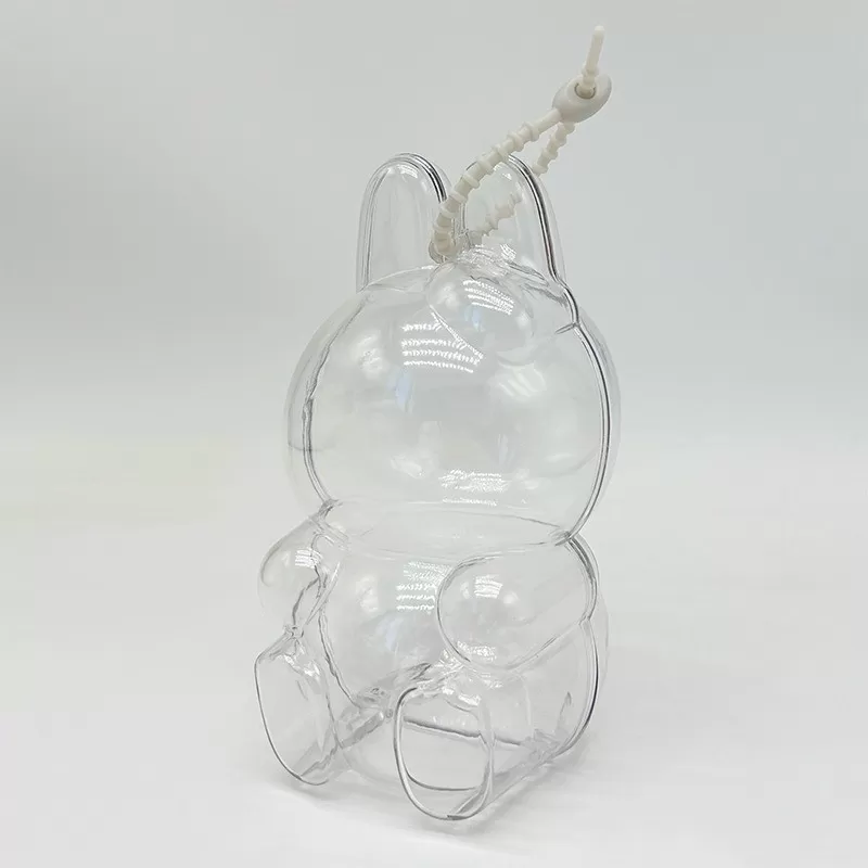 INF Kompatibelt med Labubu Beskyttelsescover (Græskar Design) - Klar PC Materiale, Stød- og Støvafvisende