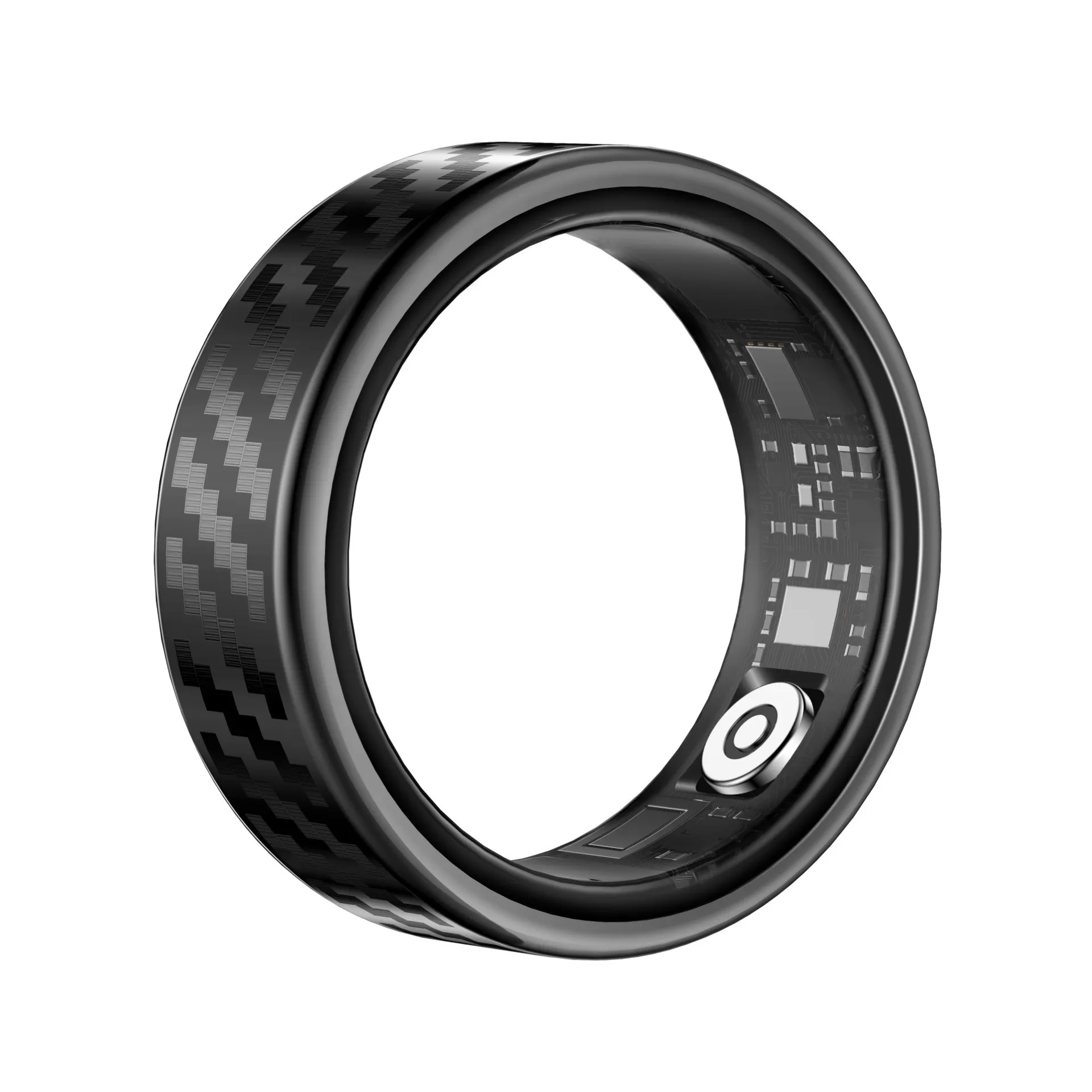 INF RWFIT Smart Ring: 50m vandtæt, pulsmåling, søvnovervågning, fitness tracker Sort 11