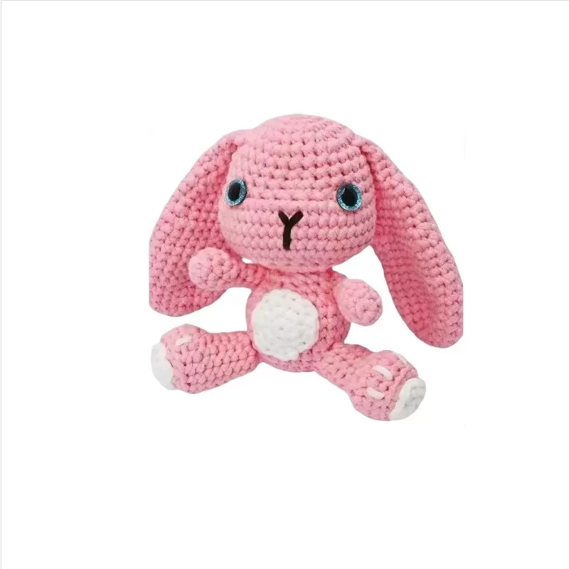 INF DIY Hæklet Kanin Dukke Materialesæt - Skab Din Egen Søde Kanin