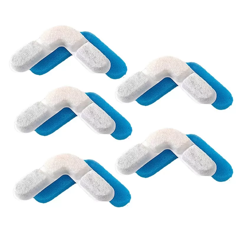 INF Diagonale Drikkefontæne Filter Udskiftning - Blå & Hvid (5-pak)