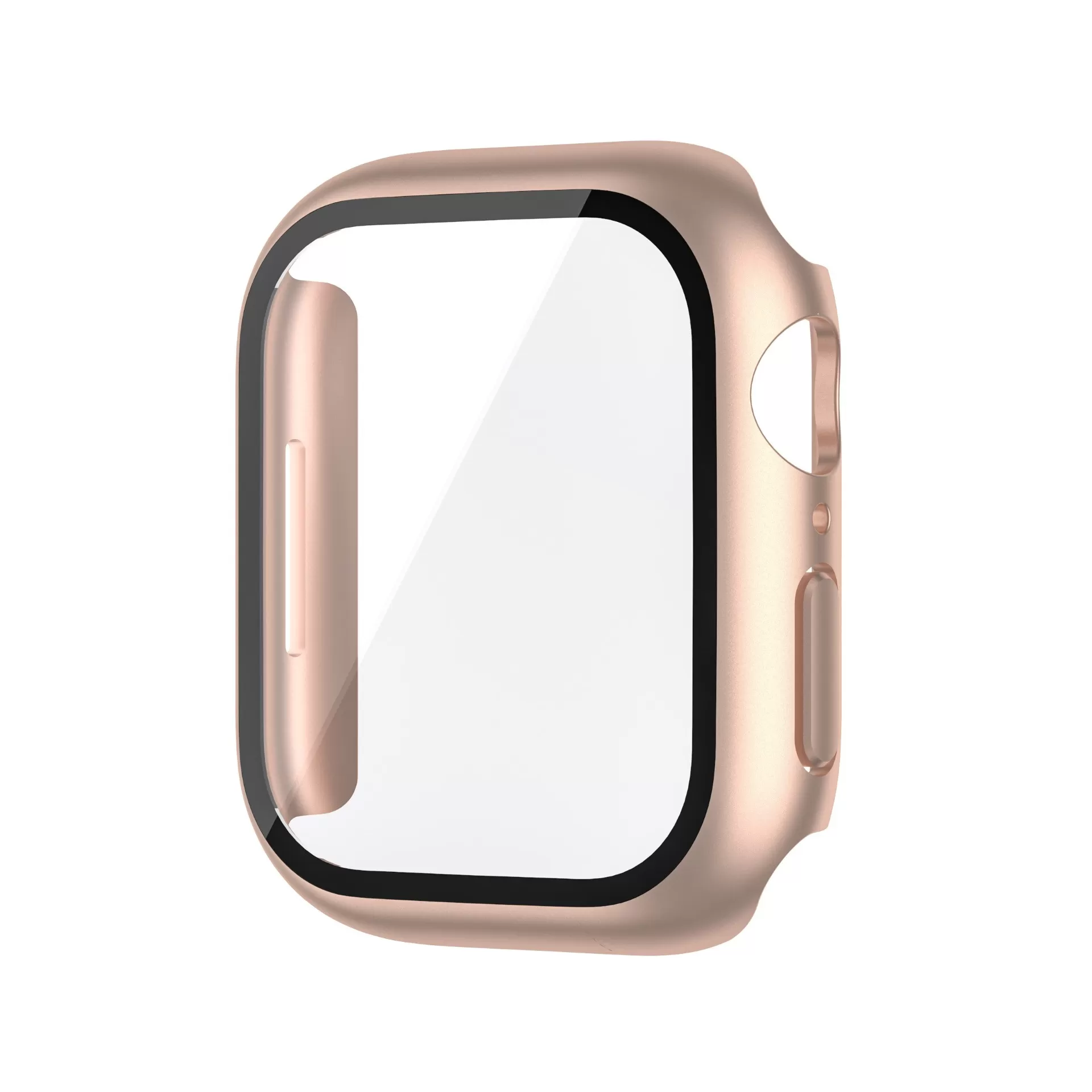 INF Rose Gold PC Hærdet Glas Skærmbeskytter Etui Kompatibelt med Apple Watch Ultra 49mm