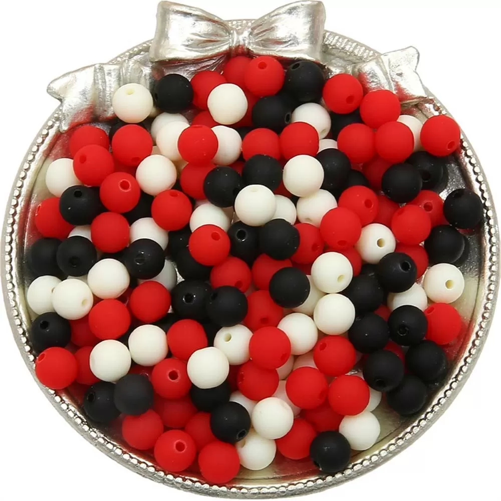 INF Håndlavede DIY Telefonrem Akrylperler - 30 stk. Macaron Perler til Smykkefremstilling