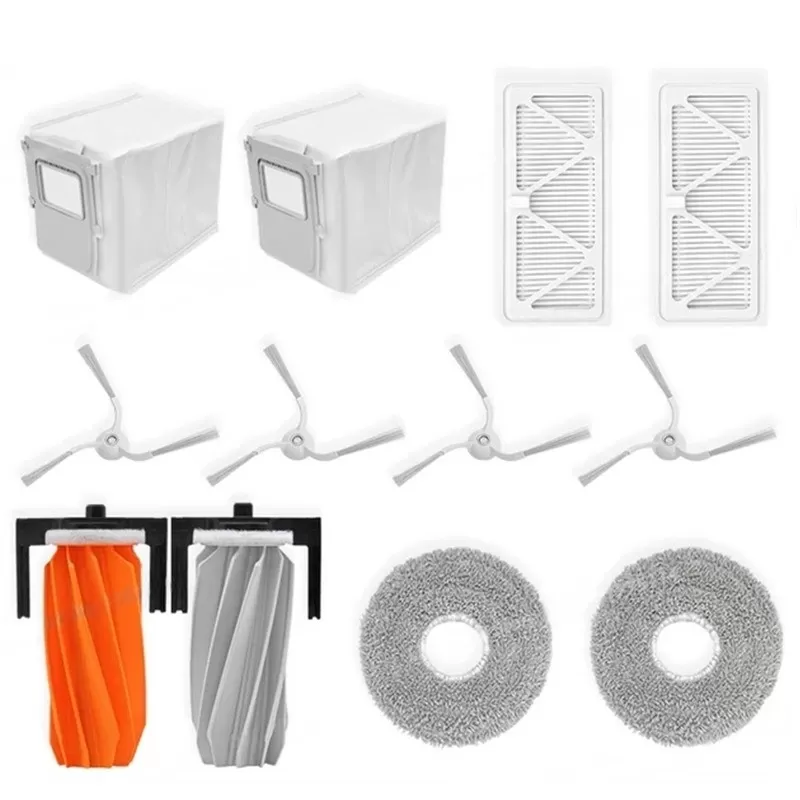 INF 11-delt udskiftningssæt kompatibelt med DJI ROMO robotstøvsuger tilbehør