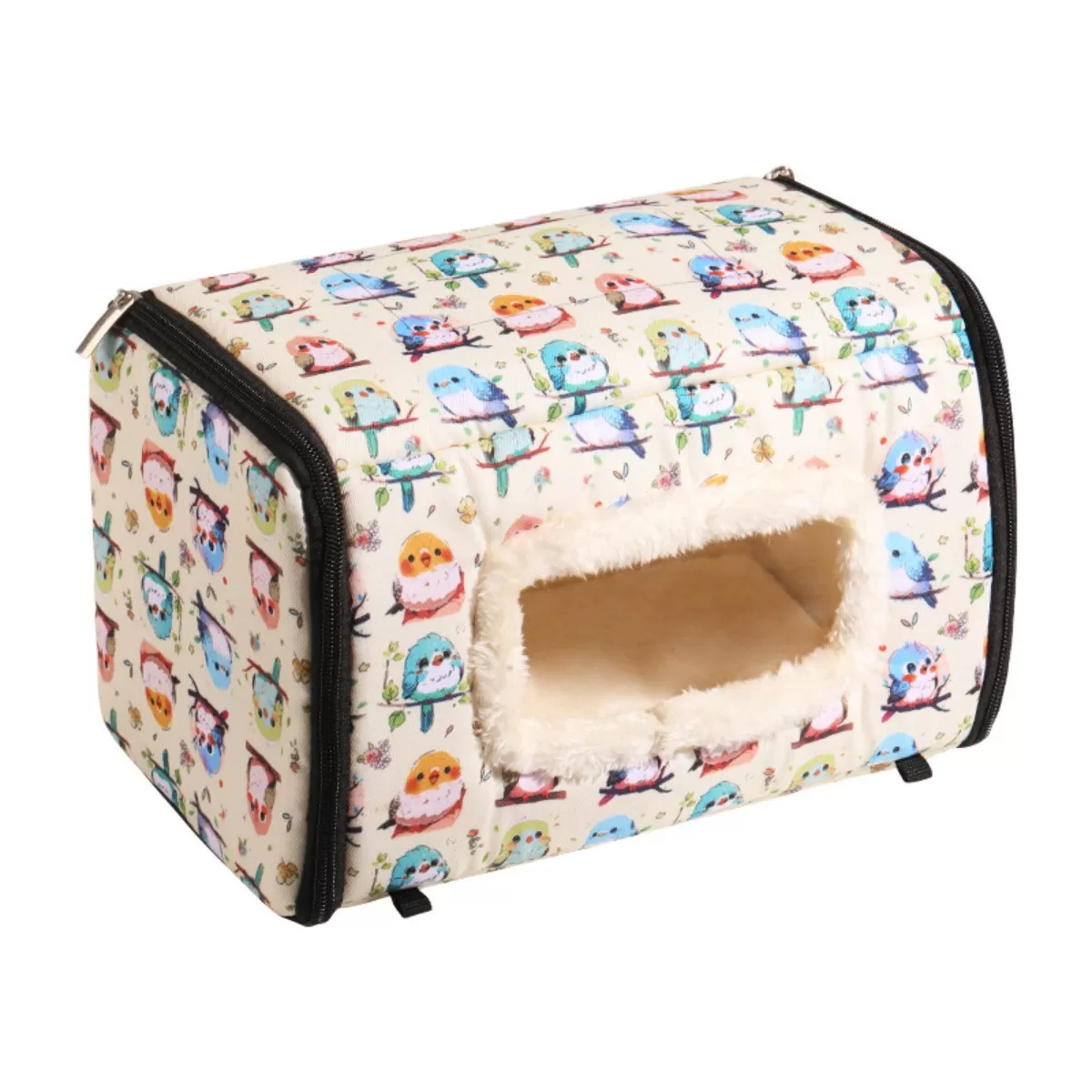 INF Ekstra stort fugle vinter bomuldsrede med hængekæde - Hyggeligt ly for flere fugle