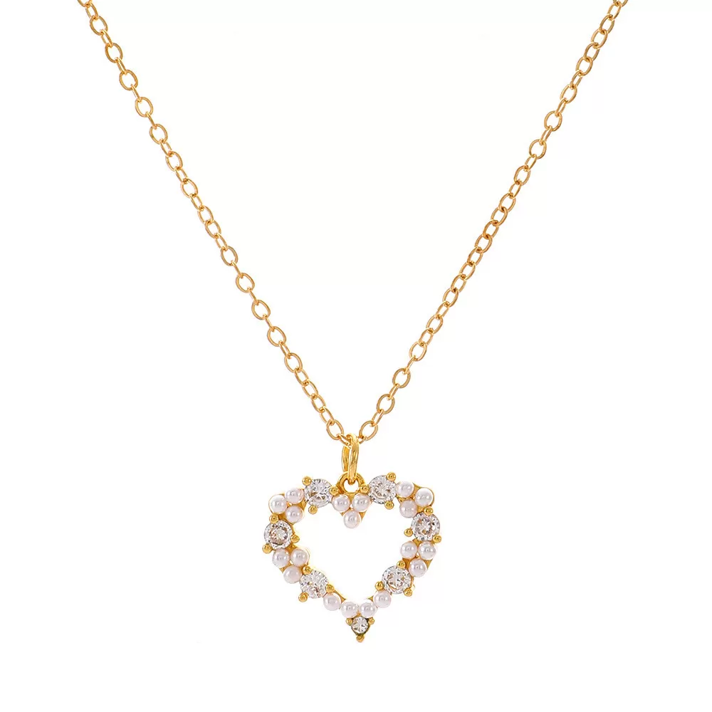 INF Hjertevedhæng kravebenskæde