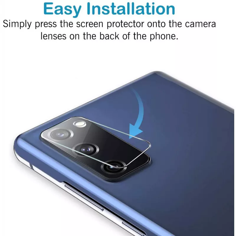 Samsung Galaxy S20 Fe Kamera Glas Reparatur Galaxy S20 FE kamera linsecover hærdet glas 3-pak