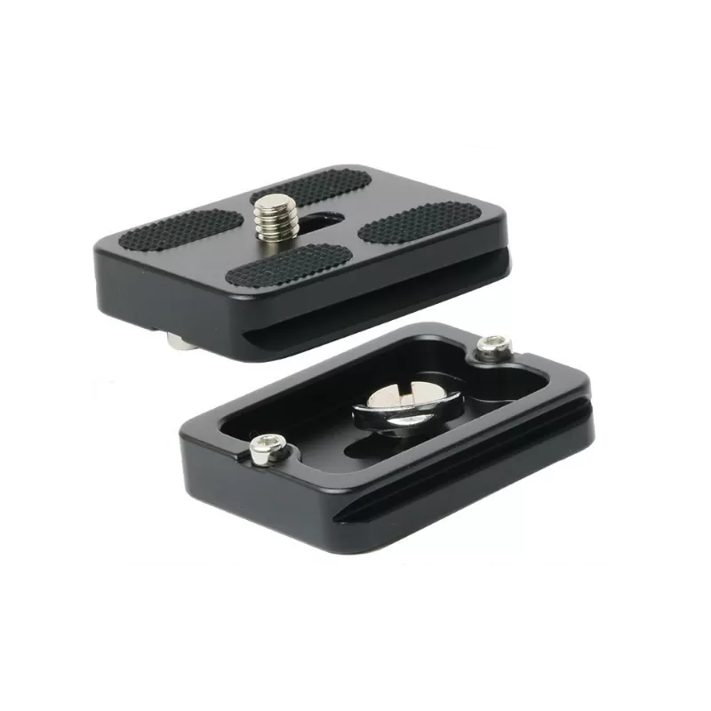 Aluminiumslegering Stativhoved tilbehør PU-50 Tripod Quick Release Plate Sort