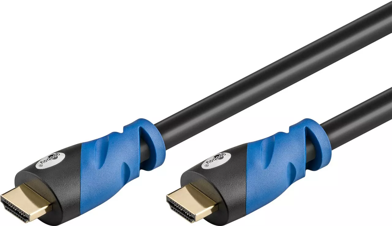 Goobay Premium højhastigheds HDMI -kabel med Ethernet, certificeret