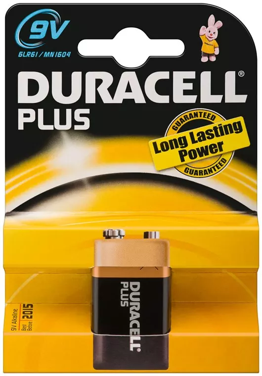 Duracell 6LR61/6LP3146/9 V Block () batteri, 1 stk. i blister